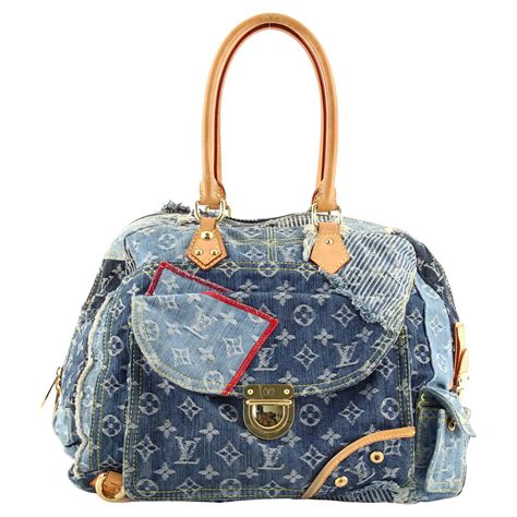 louis vuitton patchwork denim bowly handbag|Louis Vuitton Patchwork Denim Bowly Bag .